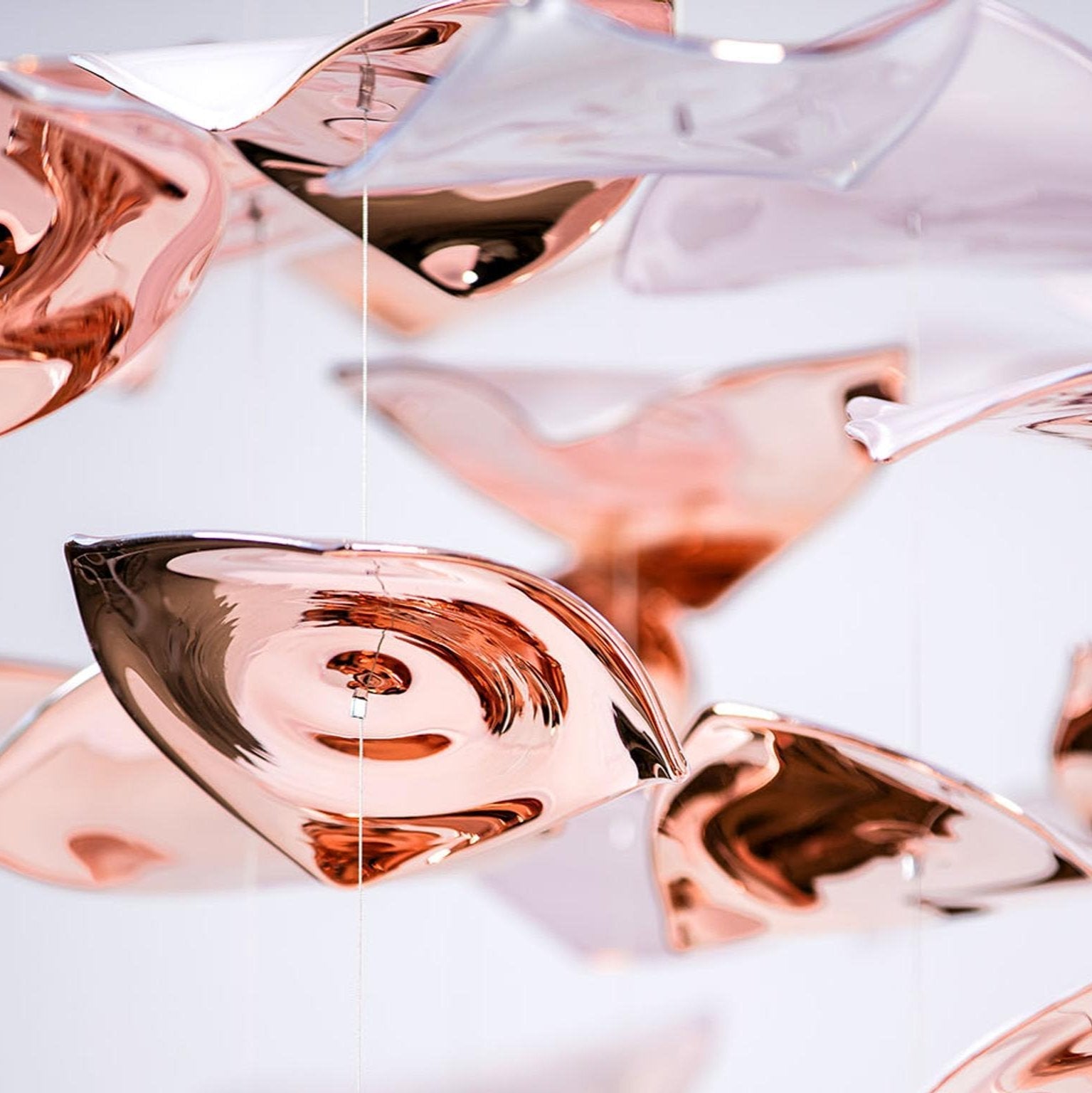 Viliros Spiralförmige Pendelleuchte aus Glas-Letslighting