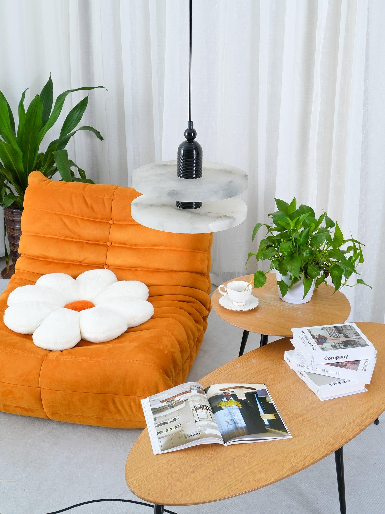 Goose White Alabaster Copper Pendant Lamp - Letslighting