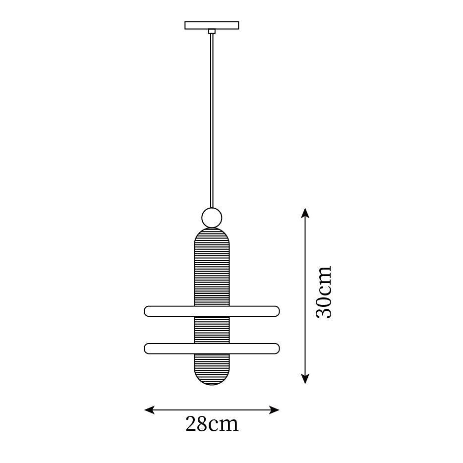 Goose White Alabaster Copper Pendant Lamp - Letslighting