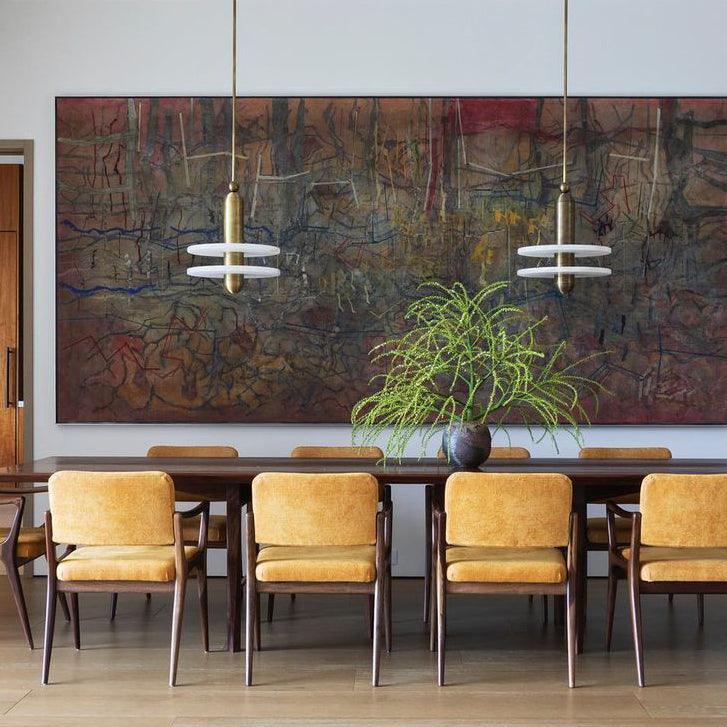 Goose White Alabaster Copper Pendant Lamp - Letslighting