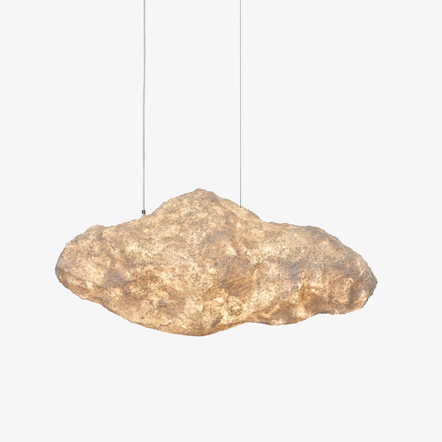 Elliros Textured Paper Pulp Pendant Light - Blowlighting