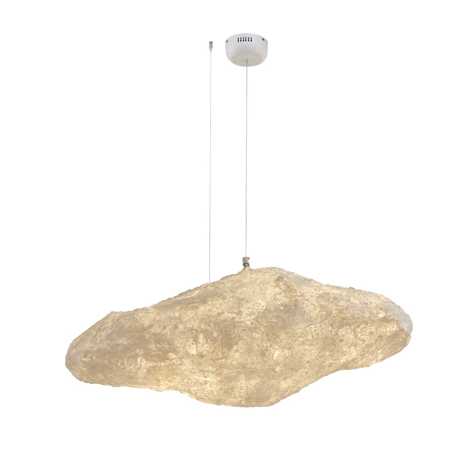 Elliros Textured Paper Pulp Pendant Light - Blowlighting