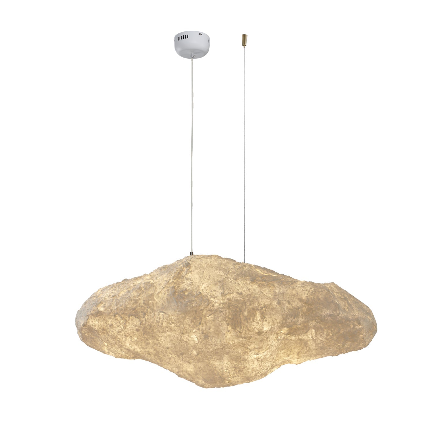 Elliros Textured Paper Pulp Pendant Light - Blowlighting