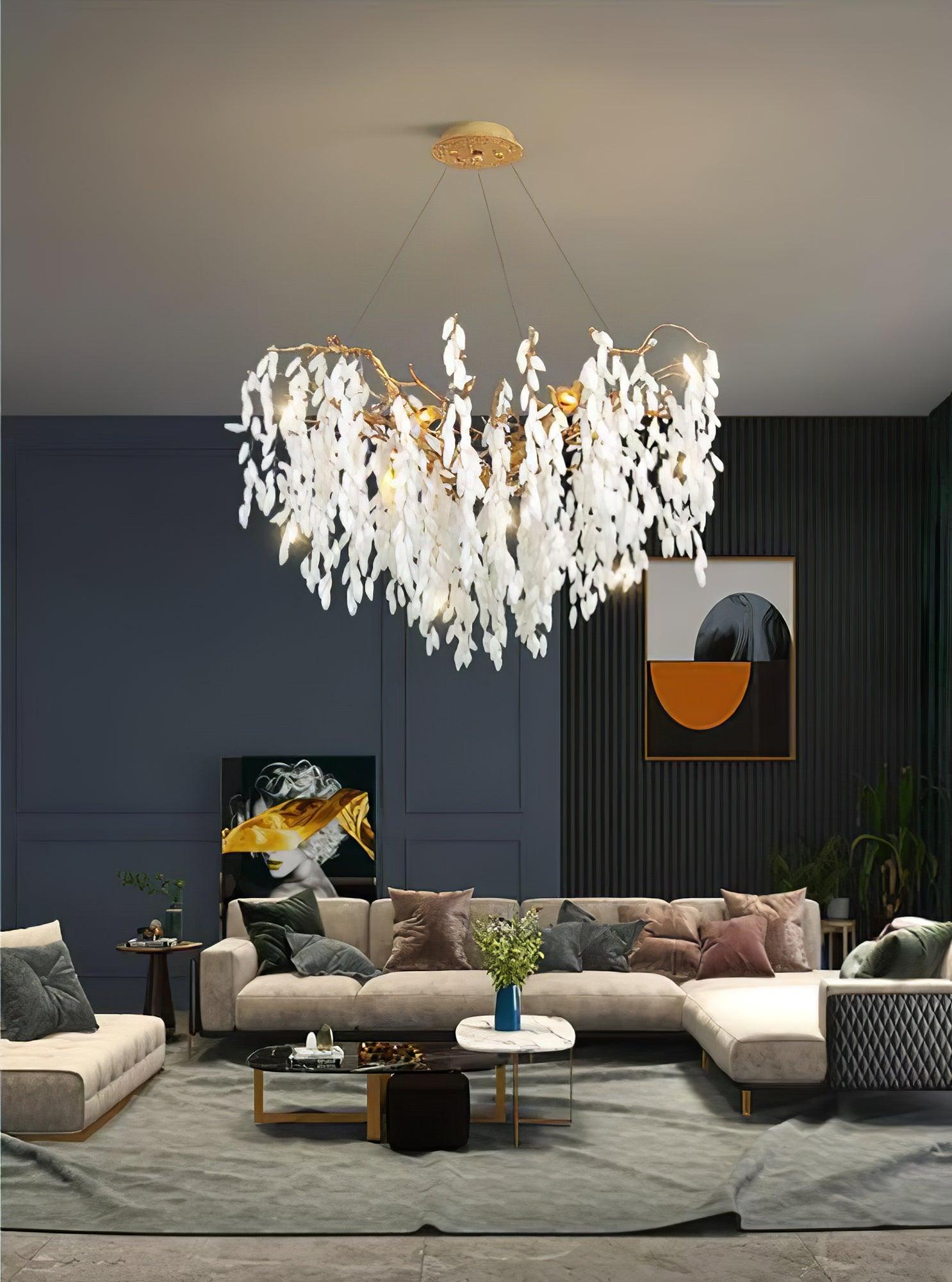 Florealis Kaskadenförmiger Kristallkronleuchter-Letslighting