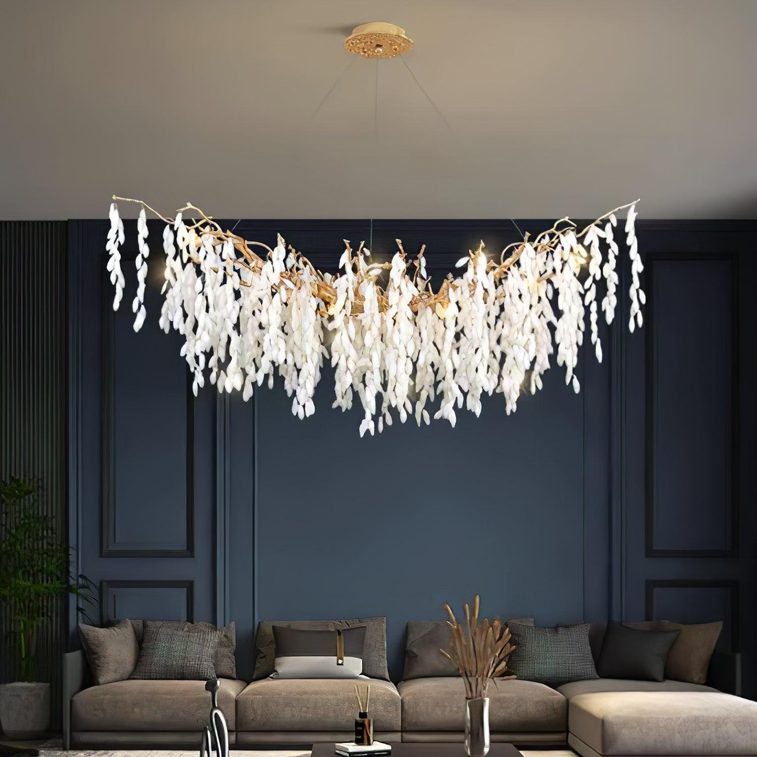 Florealis Kaskadenförmiger Kristallkronleuchter-Letslighting