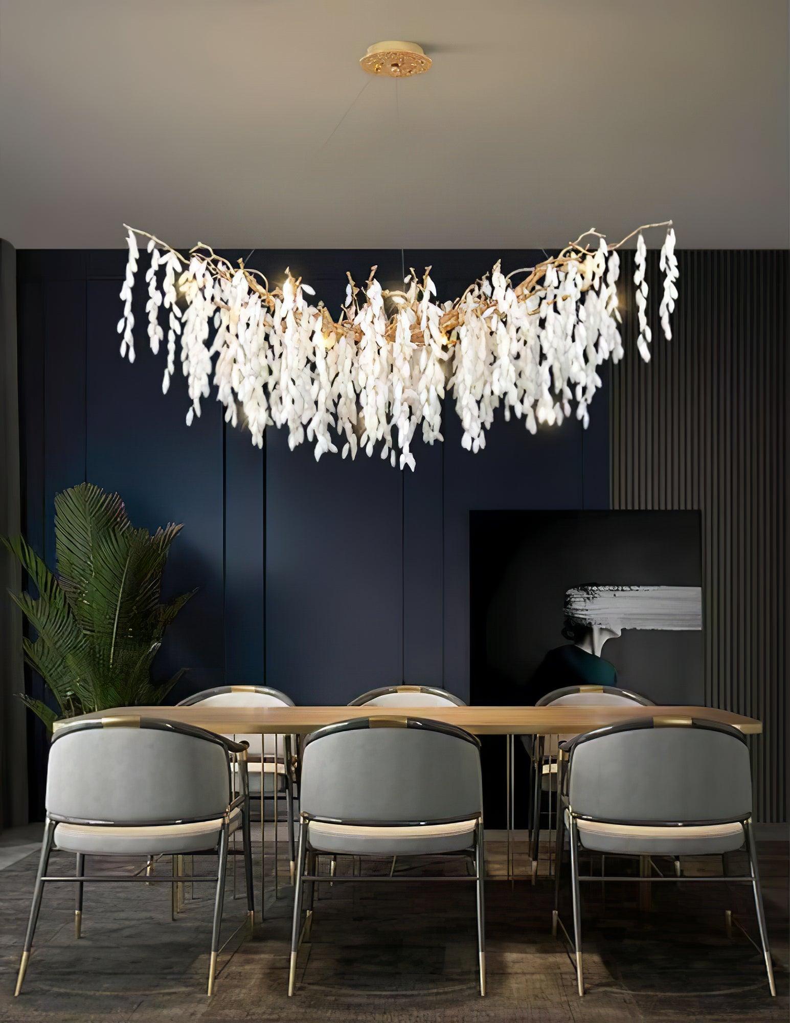 Florealis Kaskadenförmiger Kristallkronleuchter-Letslighting