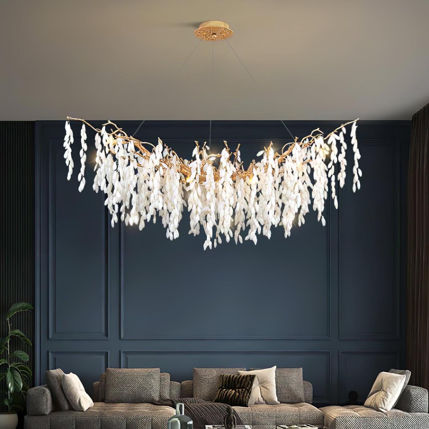 Florealis Kaskadenförmiger Kristallkronleuchter-Letslighting