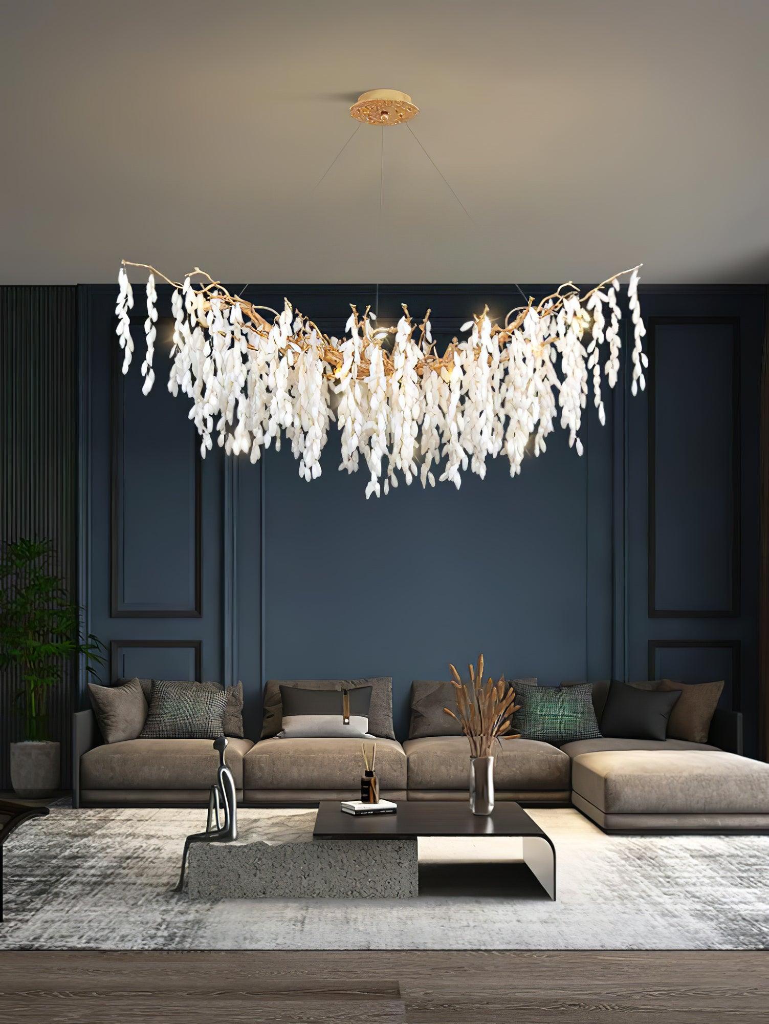 Florealis Kaskadenförmiger Kristallkronleuchter-Letslighting