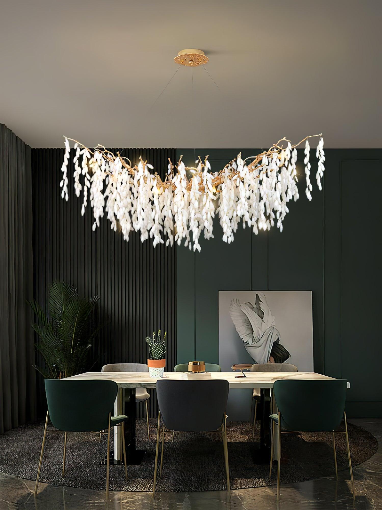 Florealis Kaskadenförmiger Kristallkronleuchter-Letslighting