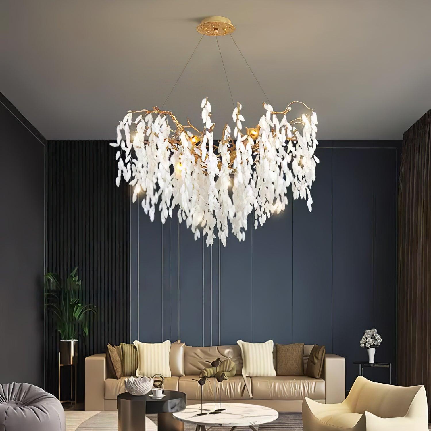 Florealis Kaskadenförmiger Kristallkronleuchter-Letslighting
