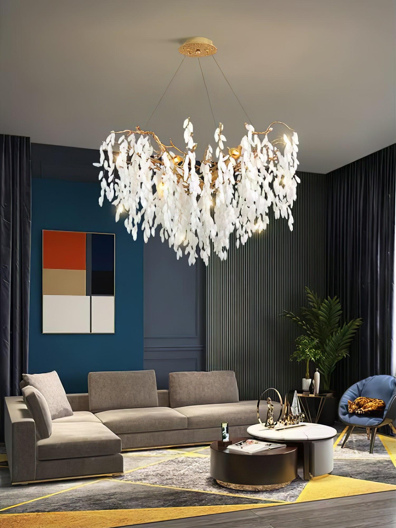 Florealis Kaskadenförmiger Kristallkronleuchter-Letslighting