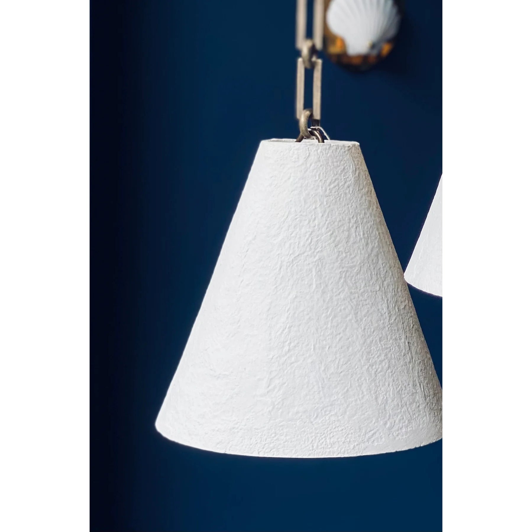 Zavelila Weiß Gips Pendelleuchte-Letslighting