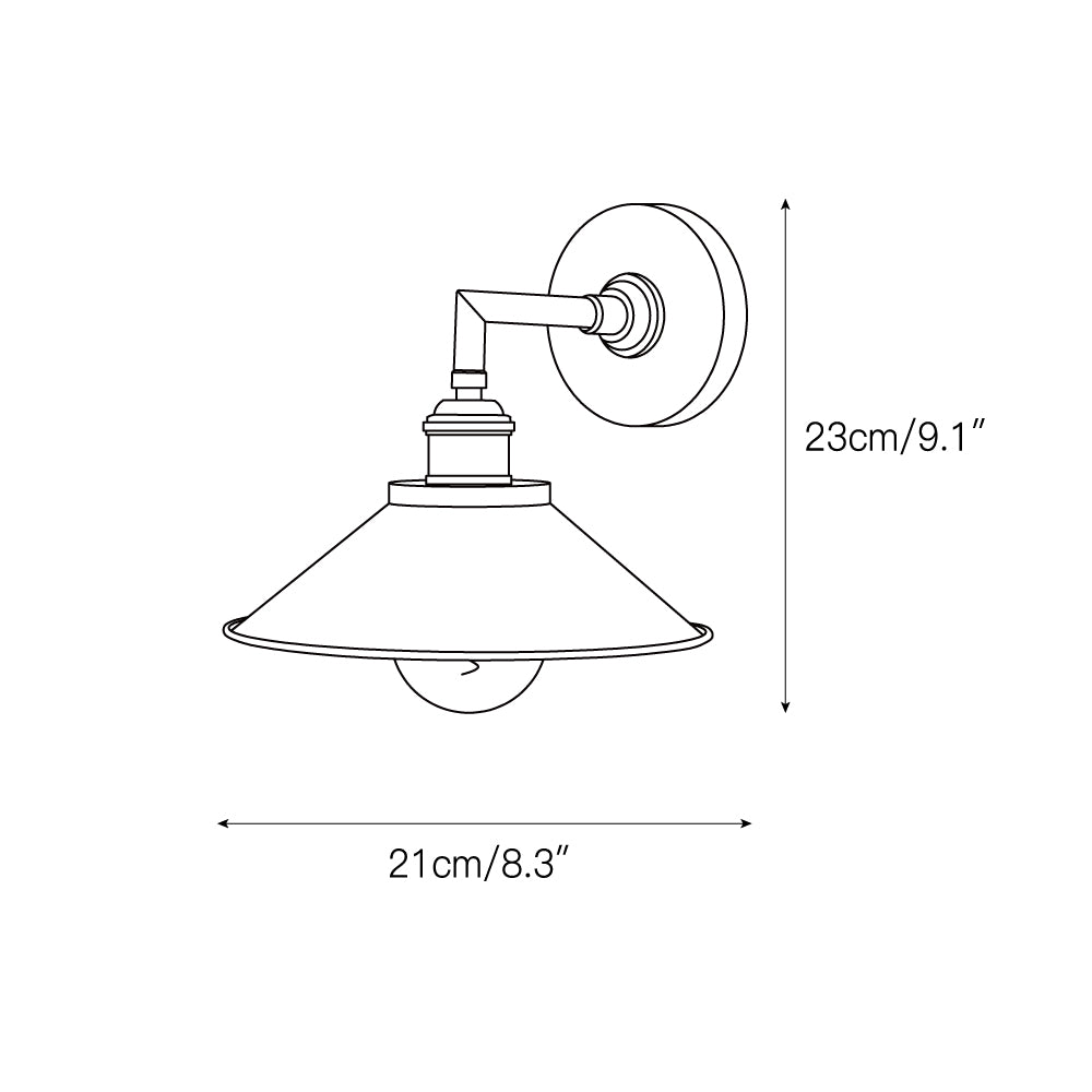 Osile Moderne Wandleuchte aus Messing-Letslighting