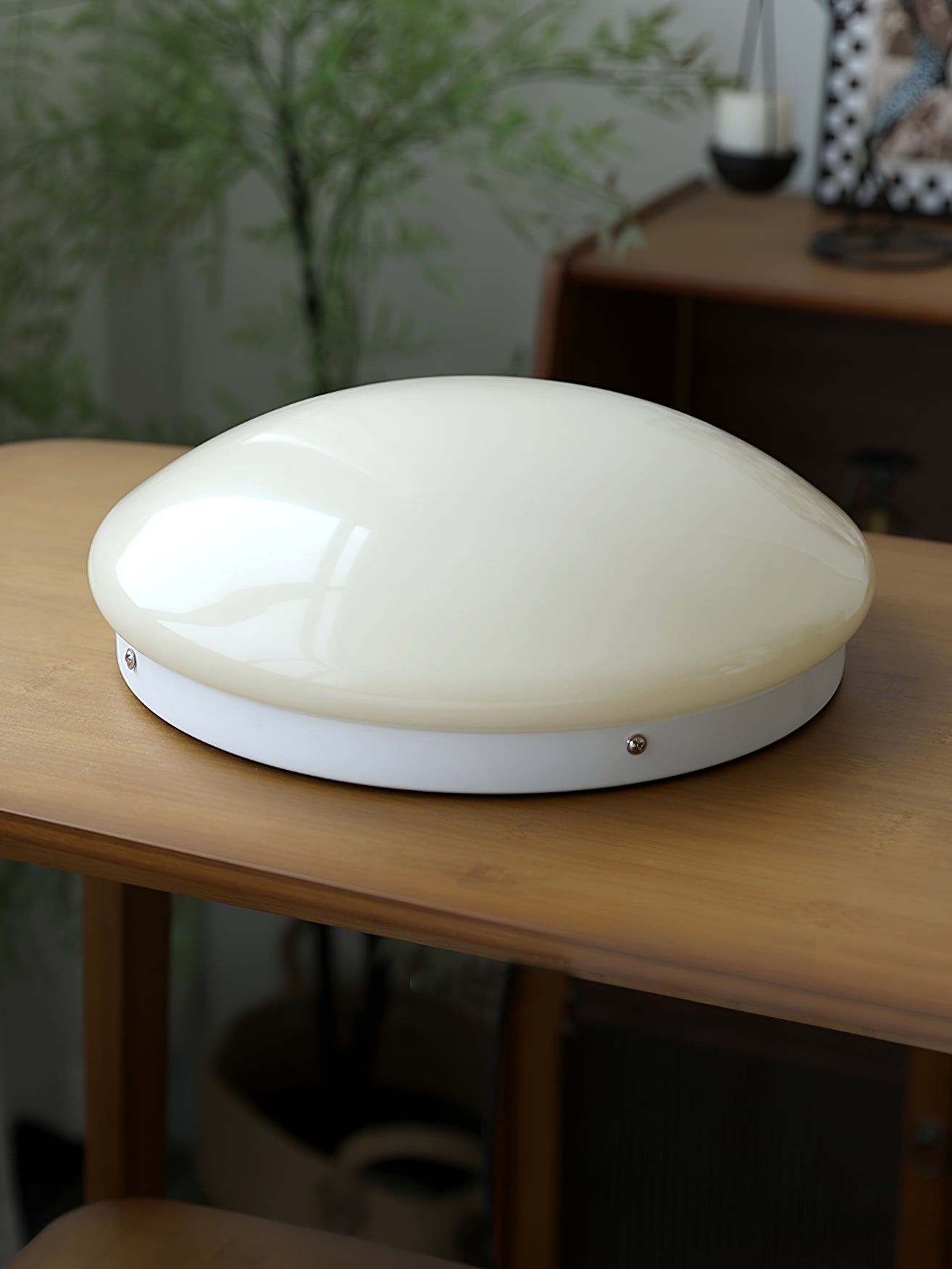 Alcaria Modern Minimalist Metal Glass Flush Ceiling Light - Letslighting