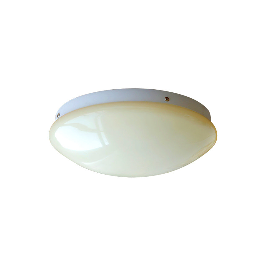 Alcaria Modern Minimalist Metal Glass Flush Ceiling Light - Letslighting