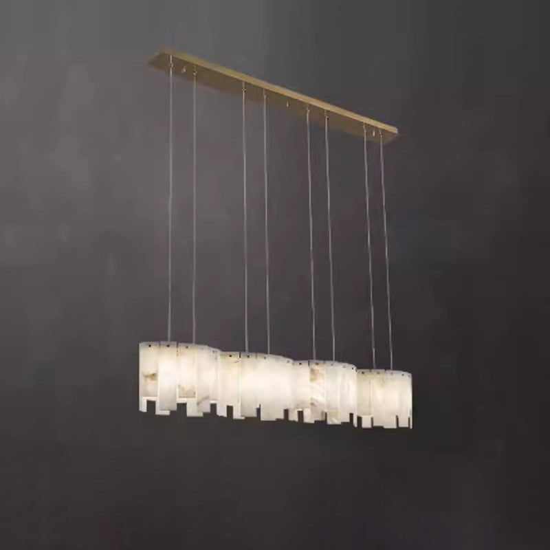 Avvinel Modern Luxury Minimalist Alabaster Chandelier - Letslighting