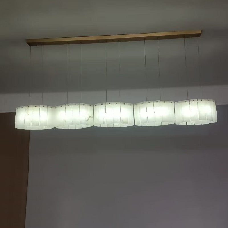 Avvinel Modern Luxury Minimalist Alabaster Chandelier - Letslighting