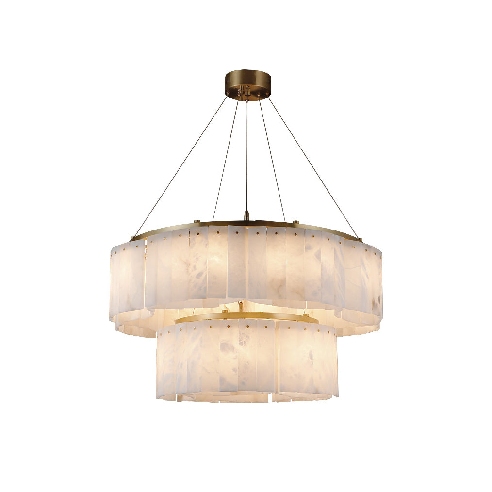 Avvinel Modern Luxury Minimalist Alabaster Chandelier - Letslighting