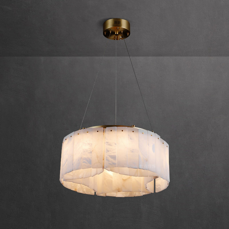 Avvinel Modern Luxury Minimalist Alabaster Chandelier - Letslighting