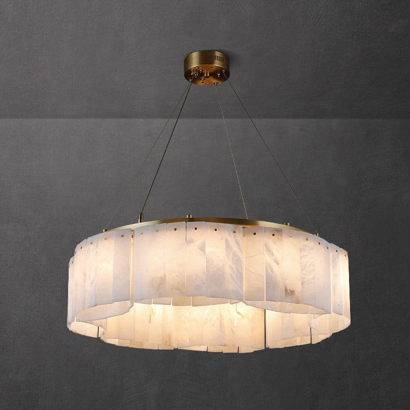 Avvinel Modern Luxury Minimalist Alabaster Chandelier - Letslighting