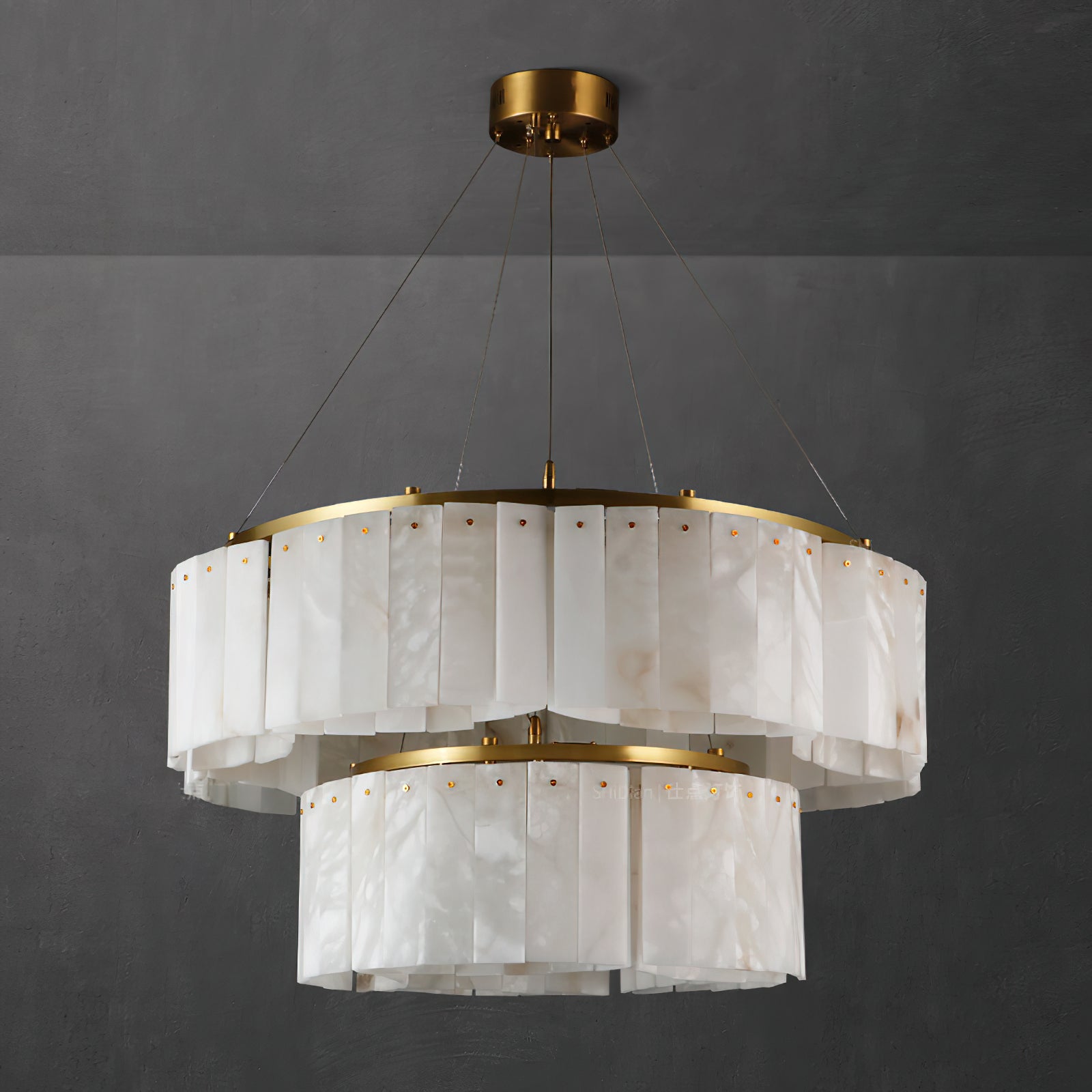 Avvinel Modern Luxury Minimalist Alabaster Chandelier - Letslighting