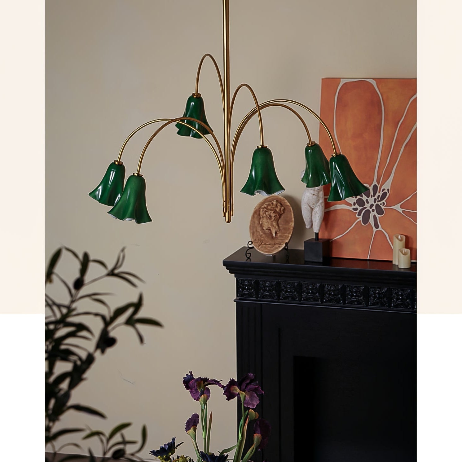 Emerald Kronleuchter mit Glockenglasanhänger-Letslighting