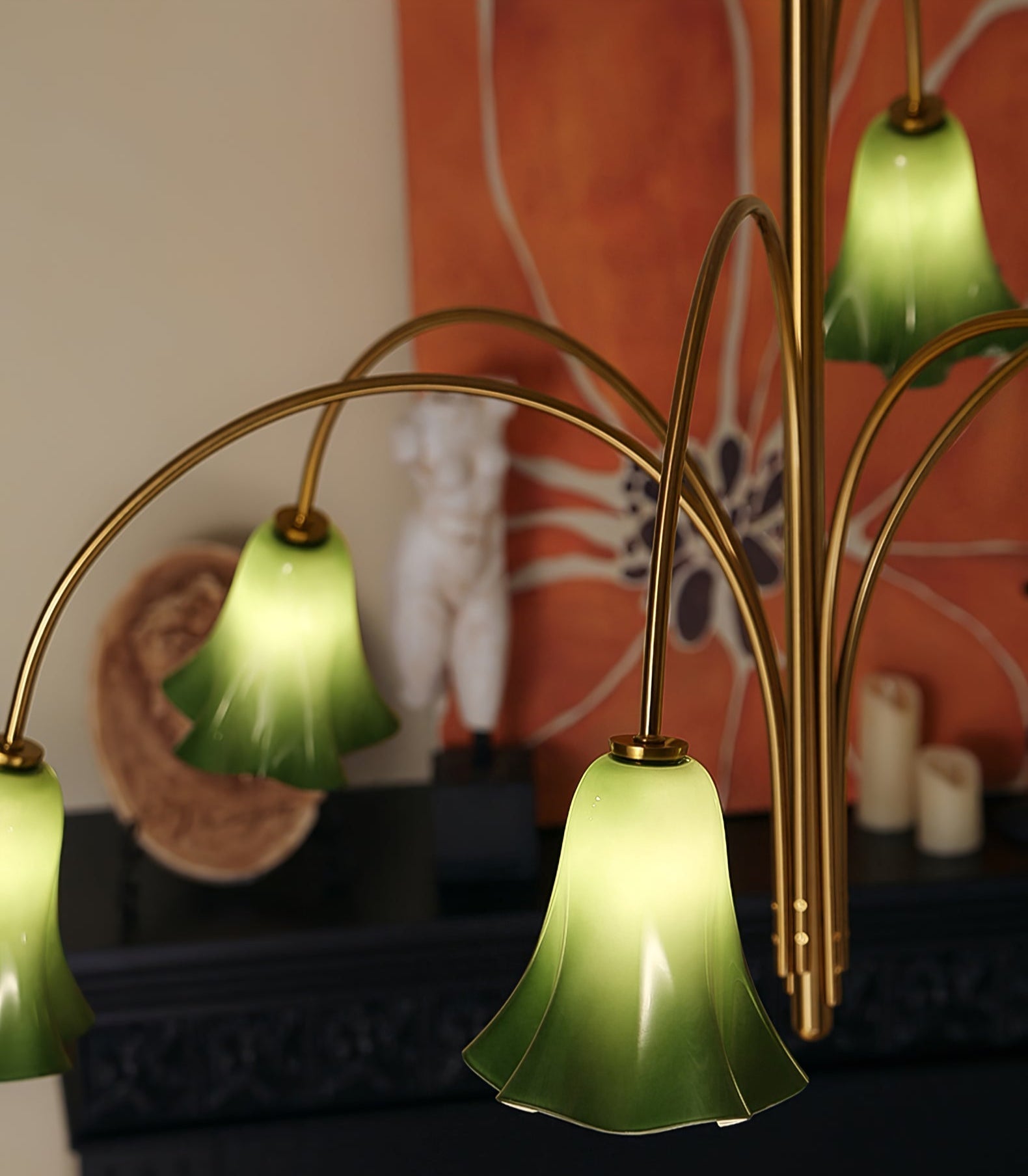 Emerald Kronleuchter mit Glockenglasanhänger-Letslighting