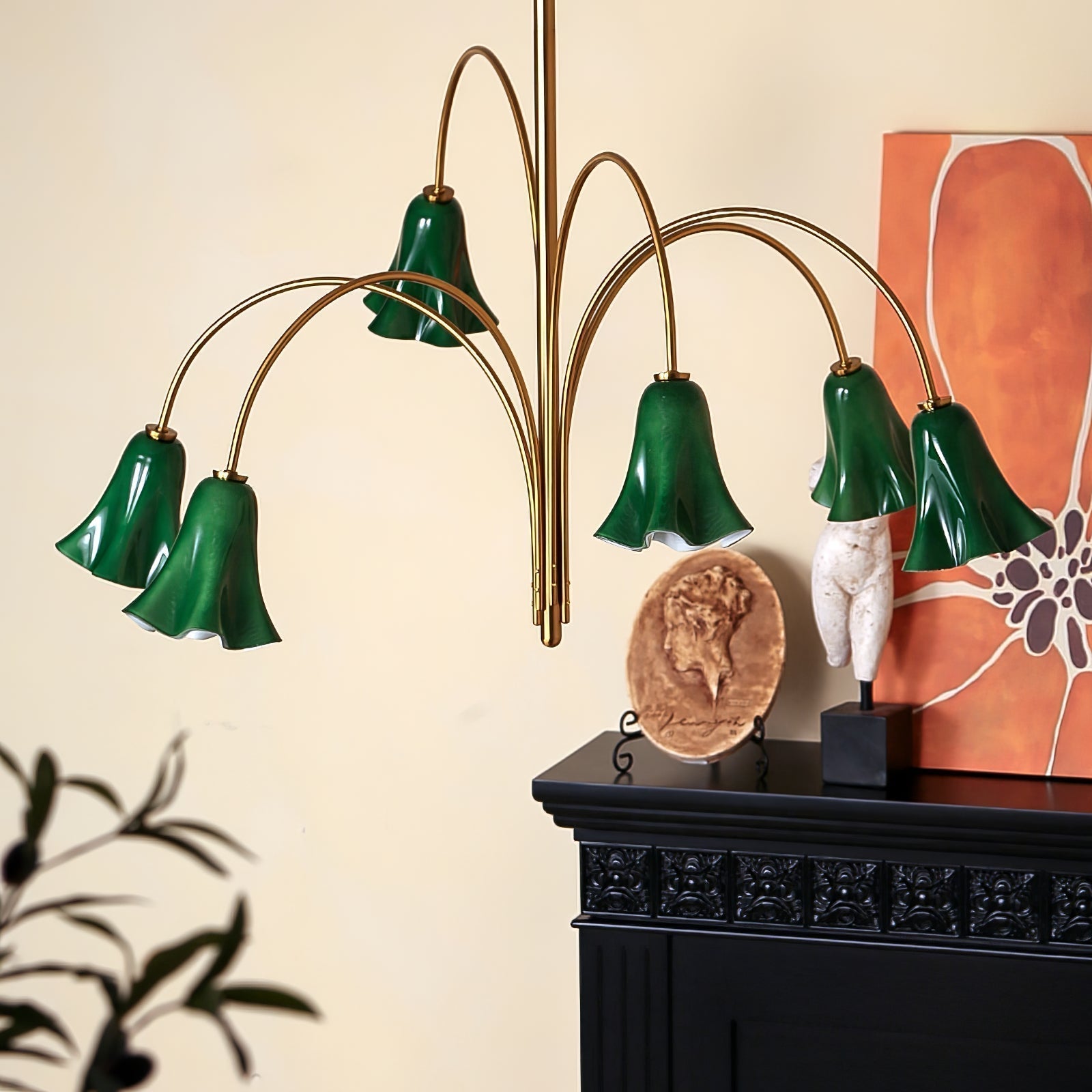 Emerald Kronleuchter mit Glockenglasanhänger-Letslighting