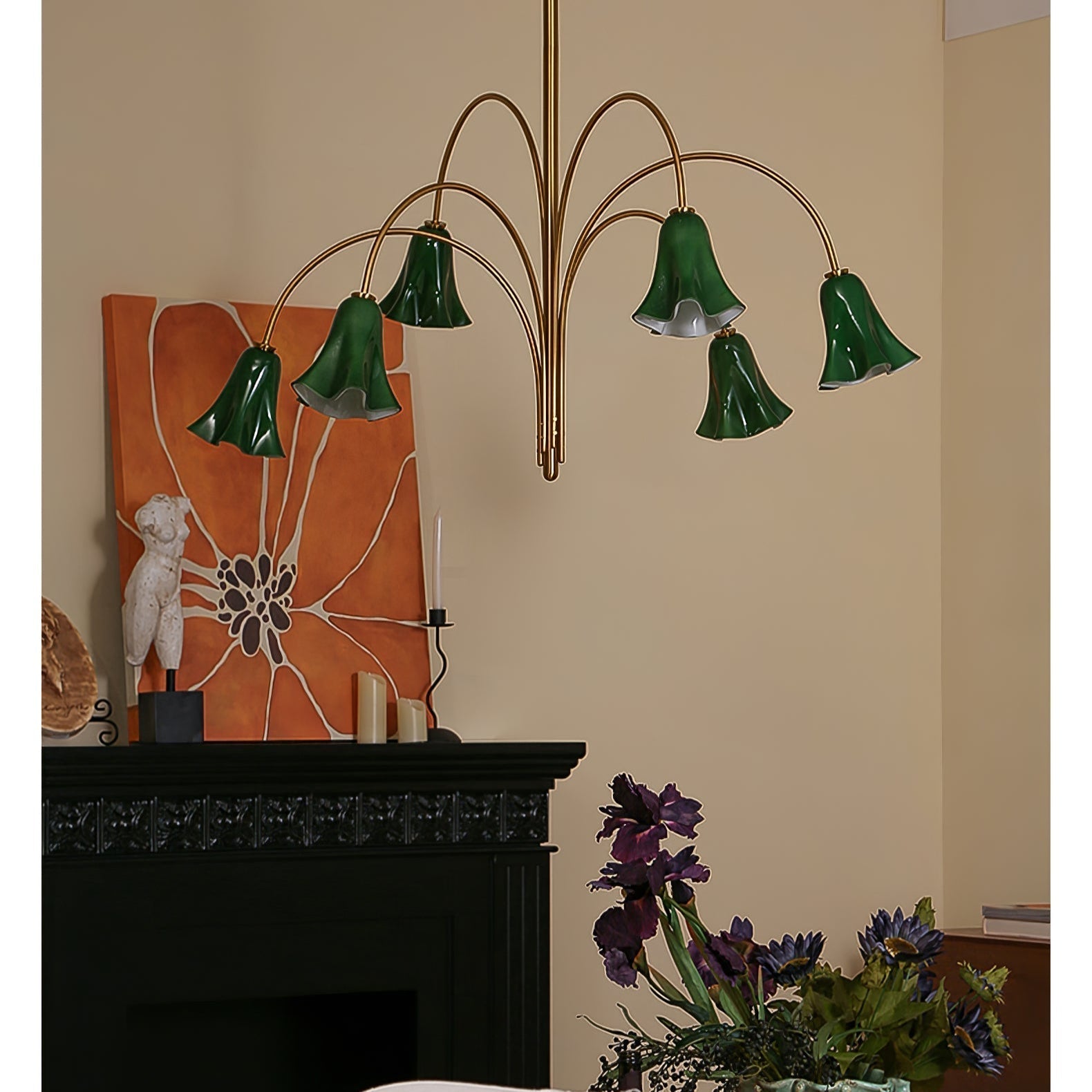 Emerald Kronleuchter mit Glockenglasanhänger-Letslighting