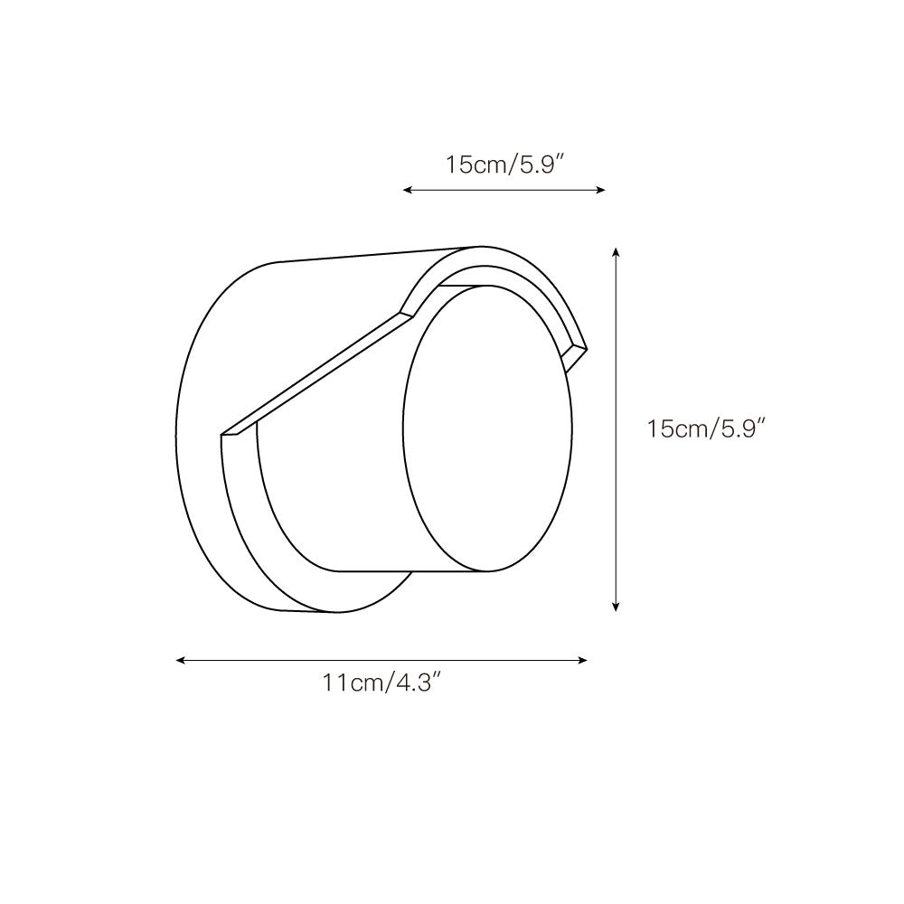 Eurvenara Modern Minimalist Travertine Glass Wall Lamp - Letslighting