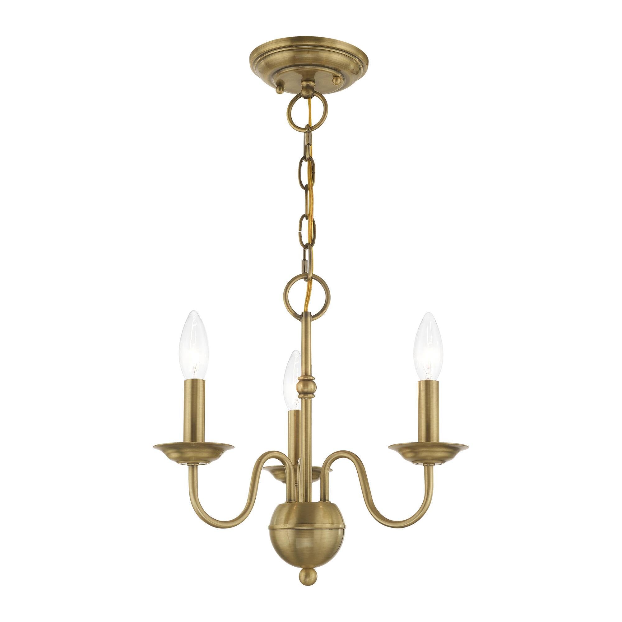 Avvarir Industrieller Vintage Kronleuchter aus Messing-Letslighting