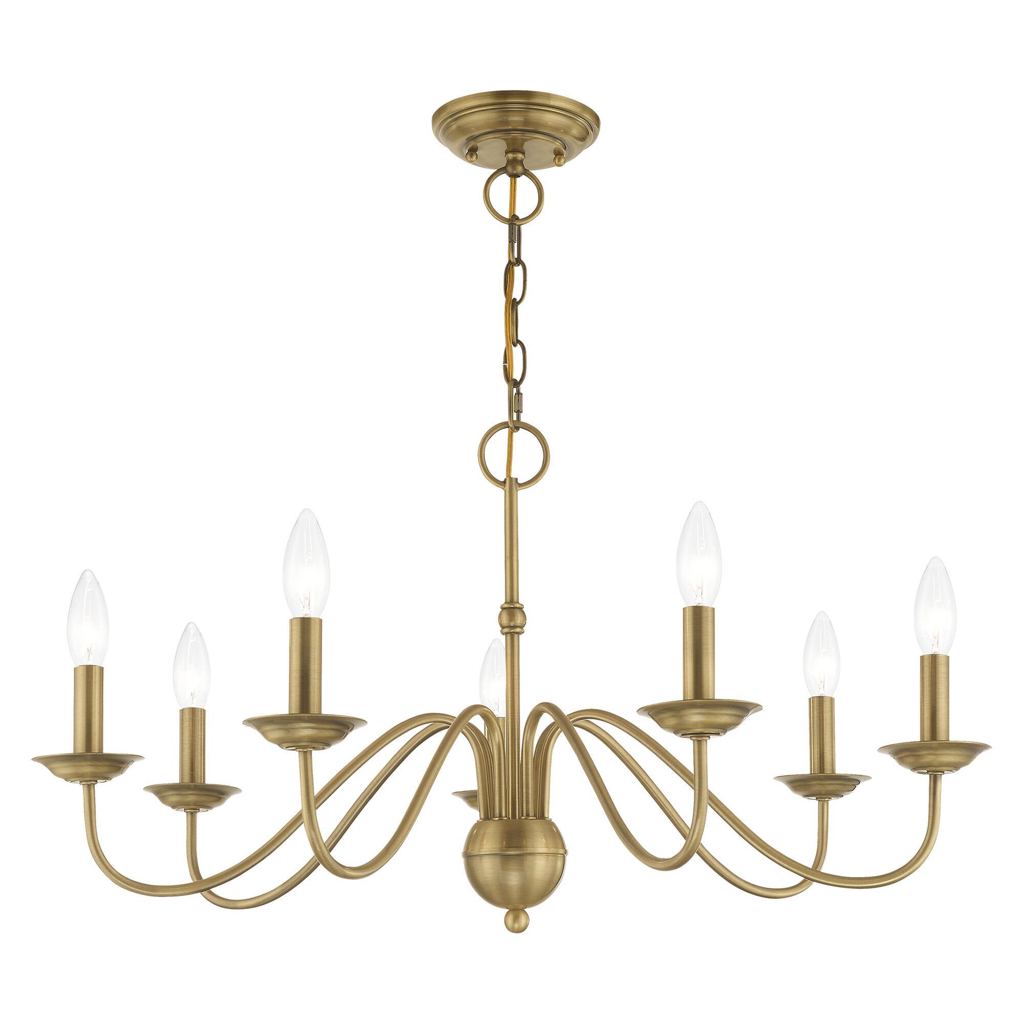 Avvarir Industrieller Vintage Kronleuchter aus Messing-Letslighting