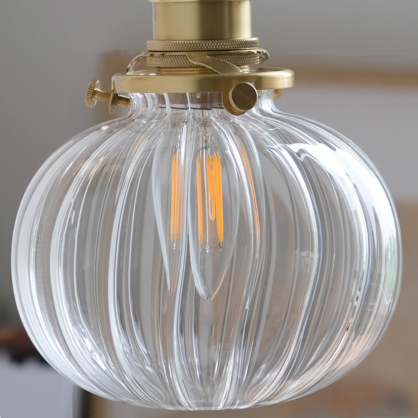June Vintage Wandleuchte Glas