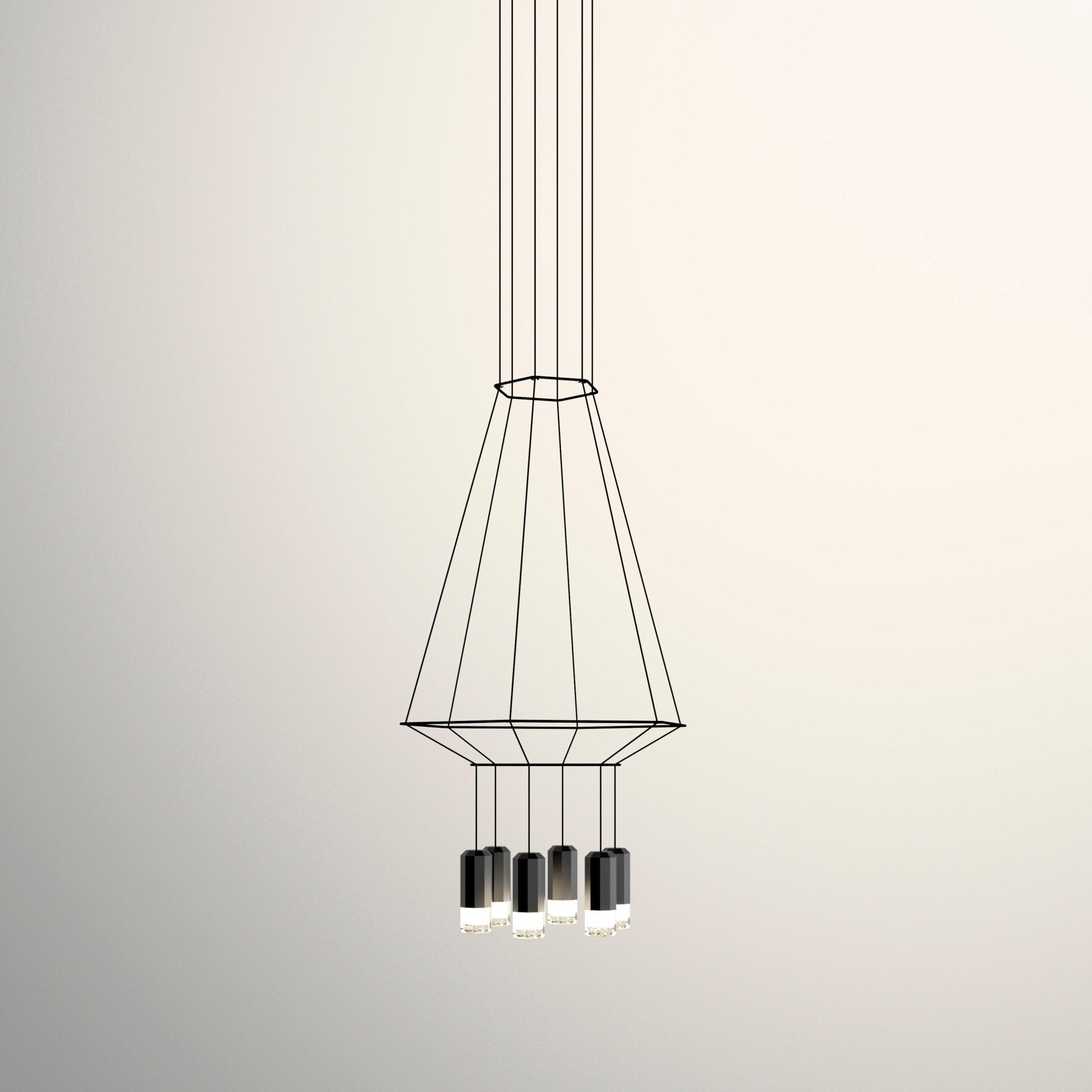 Geometric Lines Pendant Lamp - Blowlighting