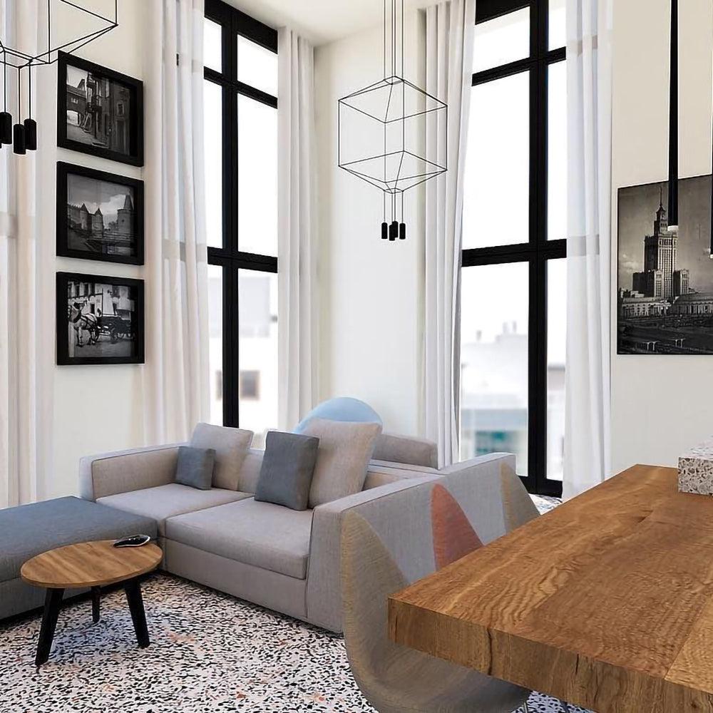 Geometric Lines Pendant Lamp - Blowlighting