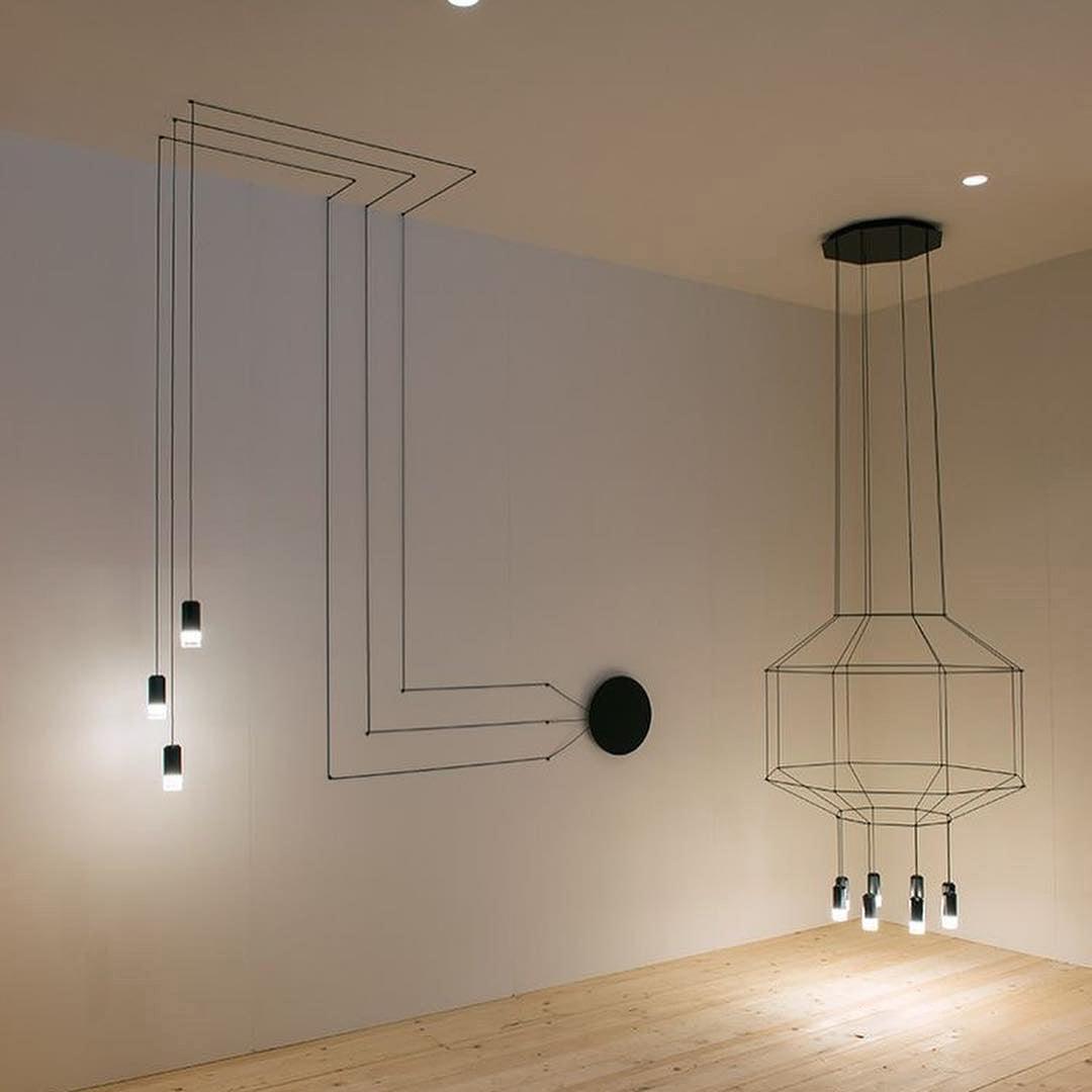 Geometric Lines Pendant Lamp - Blowlighting