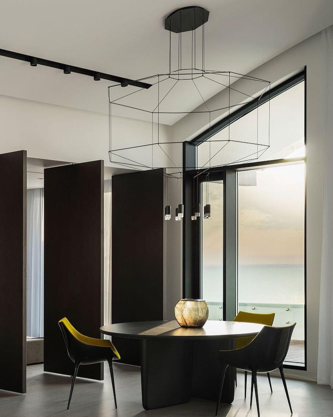 Geometric Lines Pendant Lamp - Blowlighting