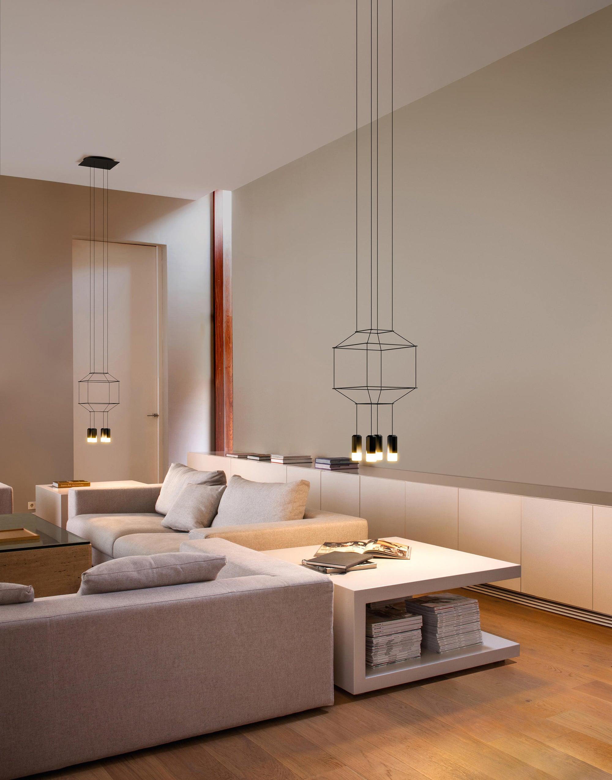 Geometric Lines Pendant Lamp - Blowlighting