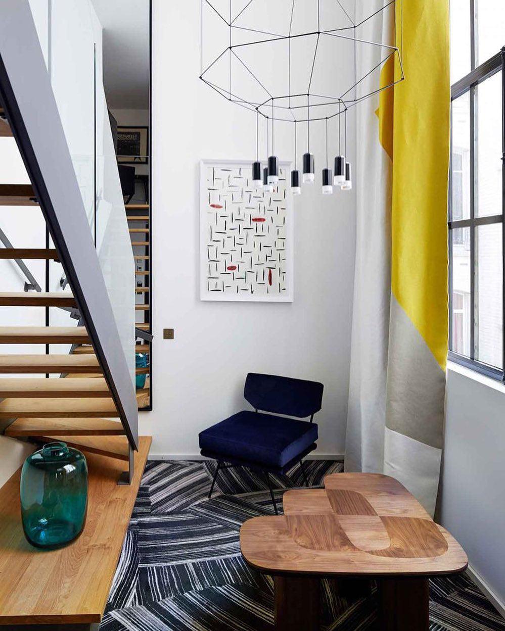 Geometric Lines Pendant Lamp - Blowlighting