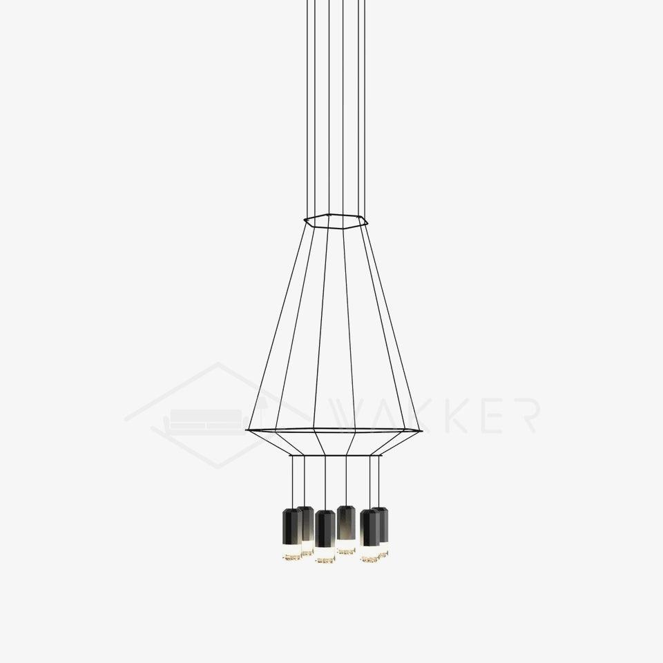 Geometric Lines Pendant Lamp - Blowlighting