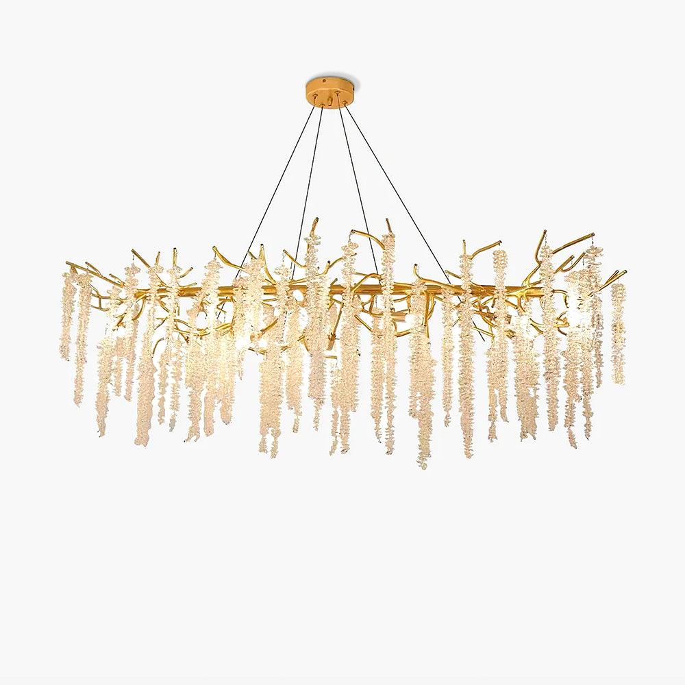 Solara Kronleuchter Glyzinien Blume Kristall-Letslighting