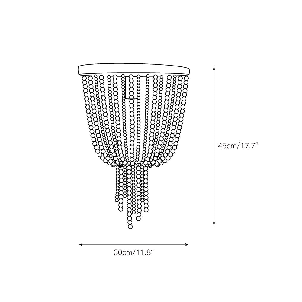 Ildvuvyn Seil Modern Perlen Deckenleuchte-Letslighting
