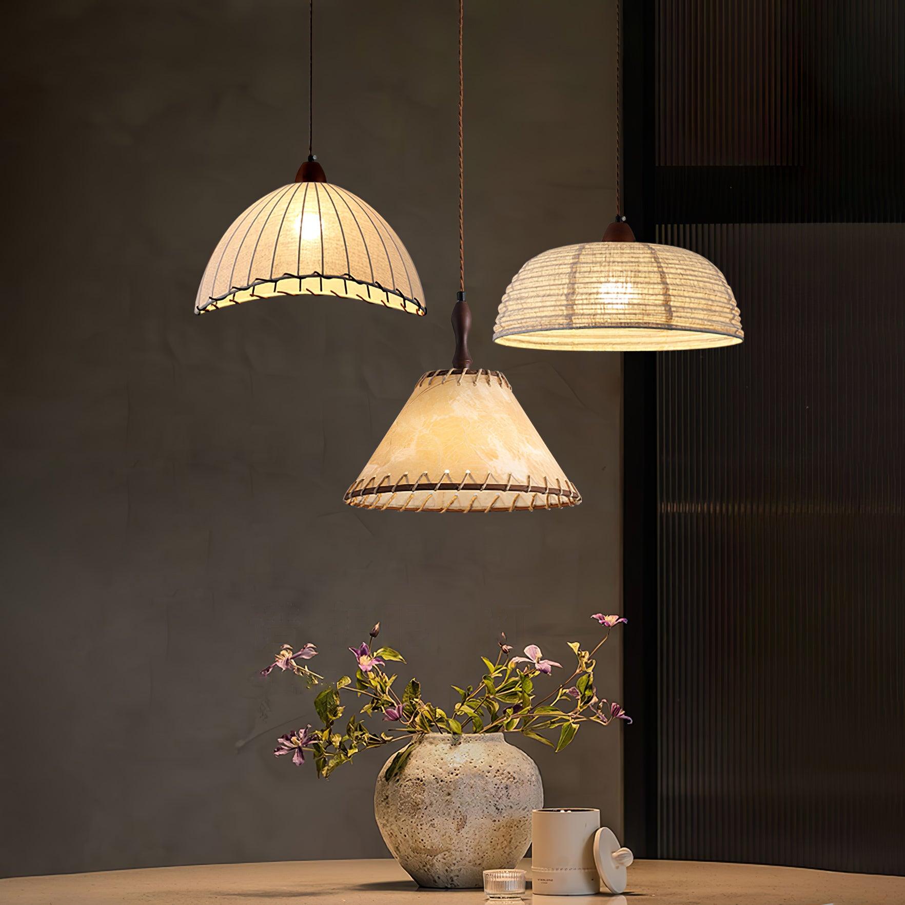 Elara Modern Stoff Pendelleuchte Leuchte-Letslighting