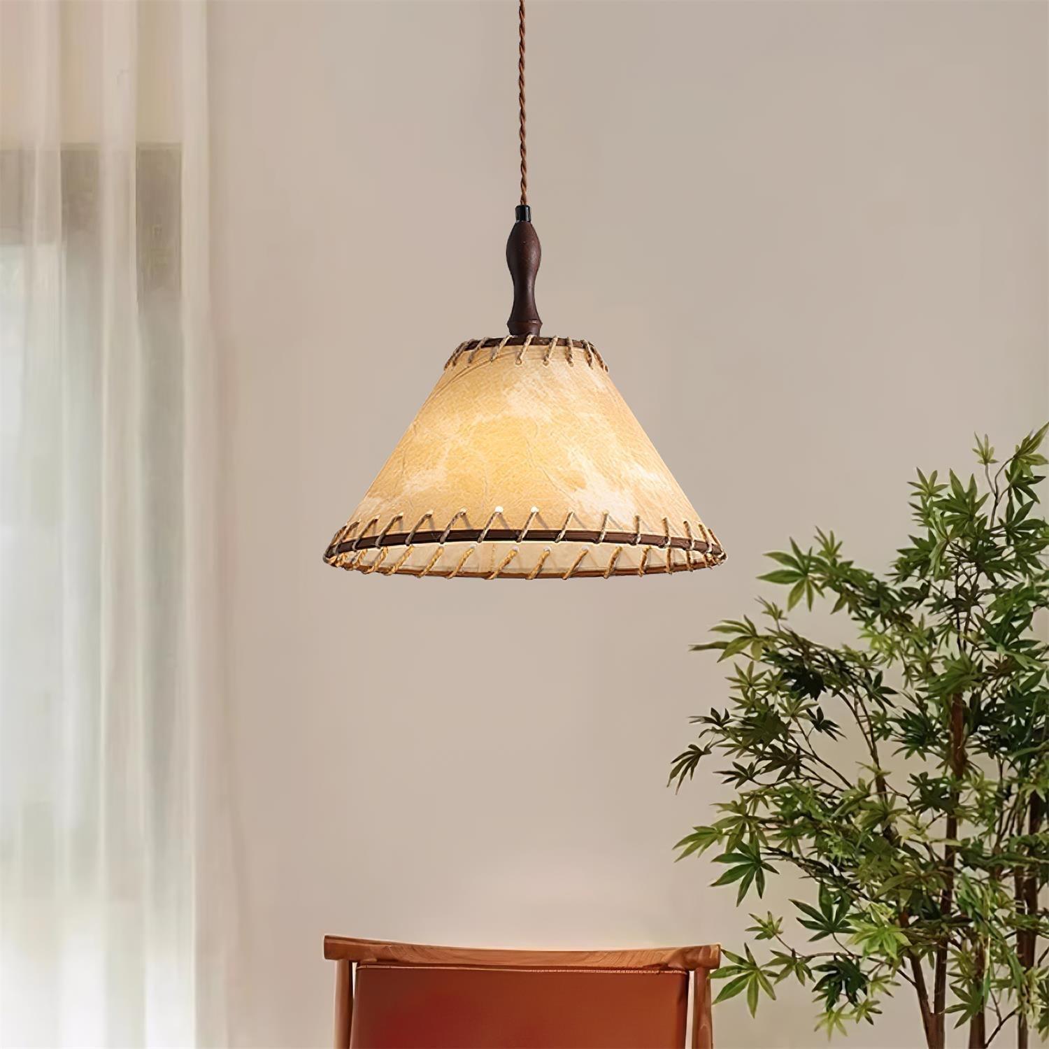 Elara Modern Stoff Pendelleuchte Leuchte-Letslighting