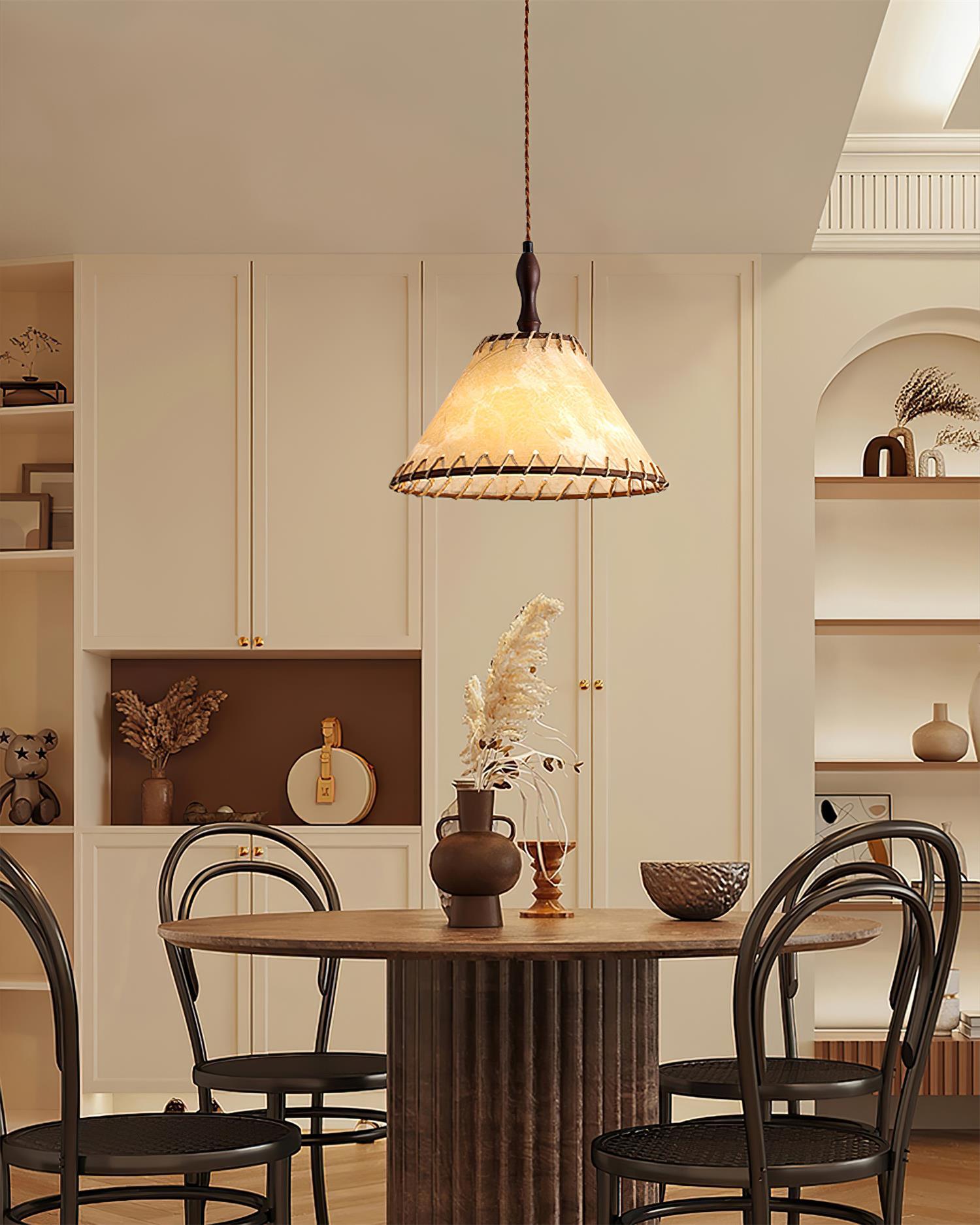 Elara Modern Stoff Pendelleuchte Leuchte-Letslighting