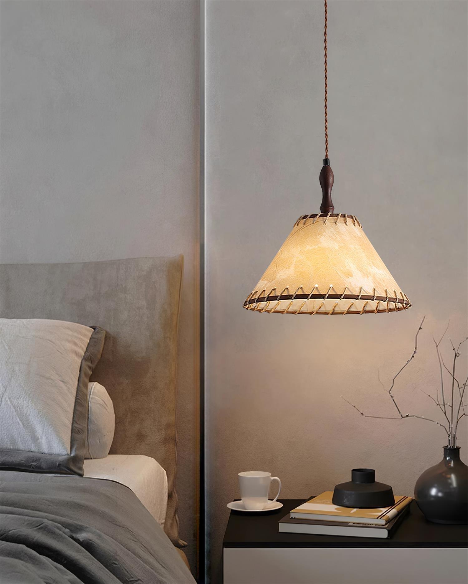 Elara Modern Stoff Pendelleuchte Leuchte-Letslighting