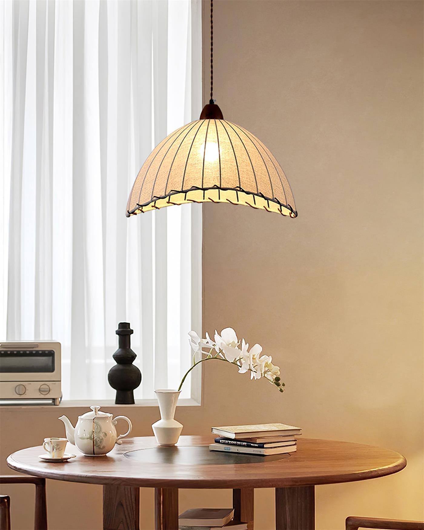 Elara Modern Stoff Pendelleuchte Leuchte-Letslighting