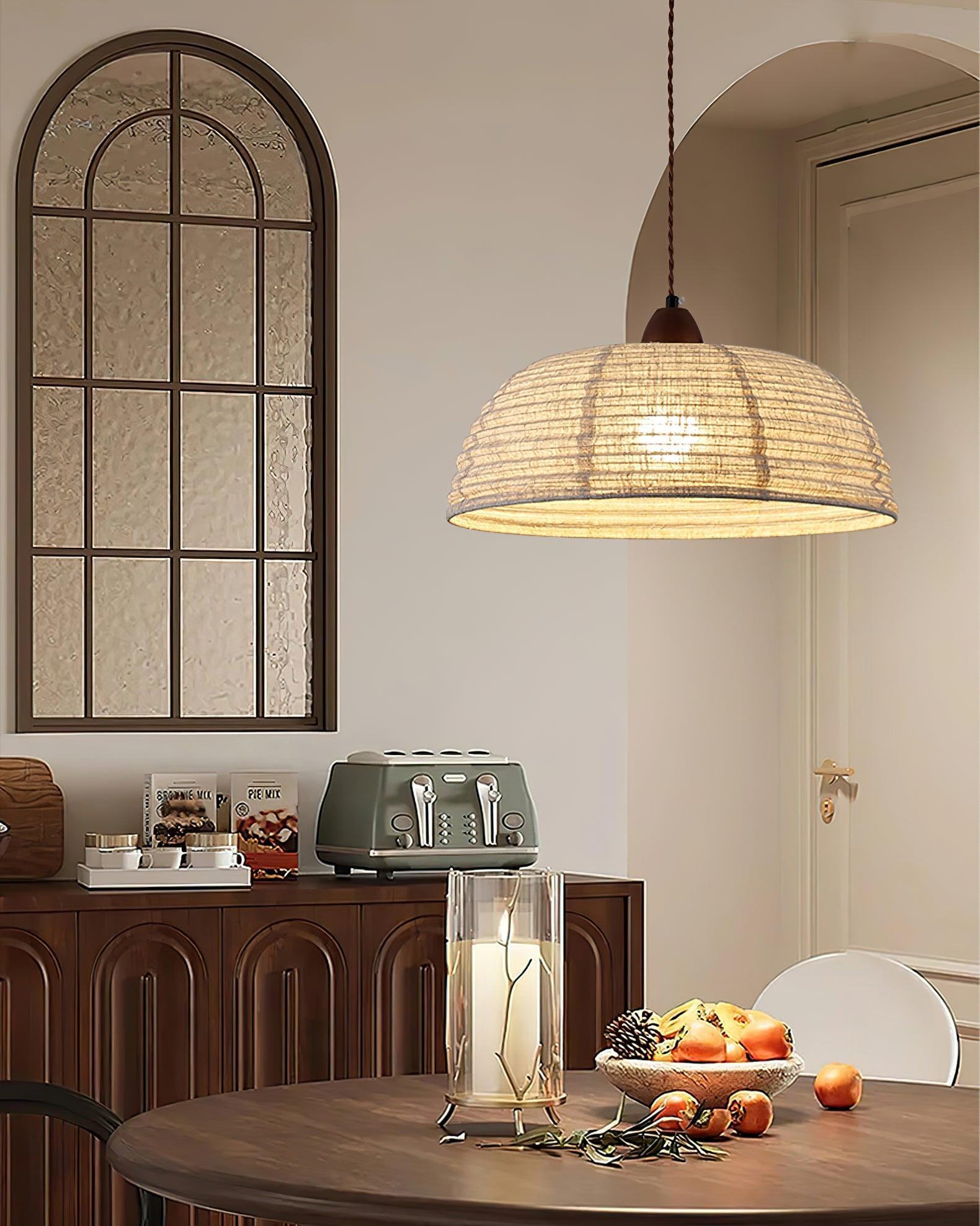 Elara Modern Stoff Pendelleuchte Leuchte-Letslighting