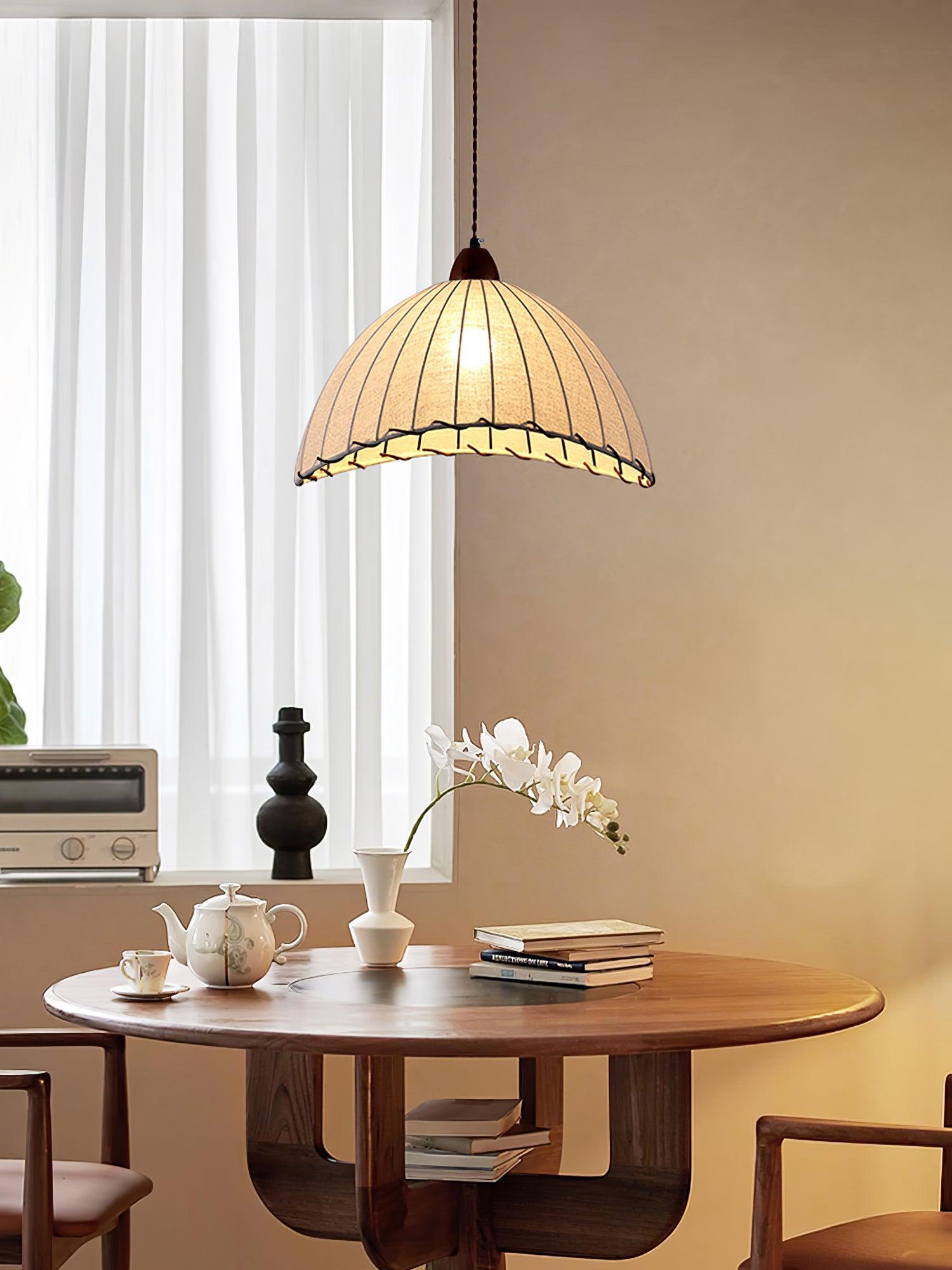 Elara Modern Stoff Pendelleuchte Leuchte-Letslighting