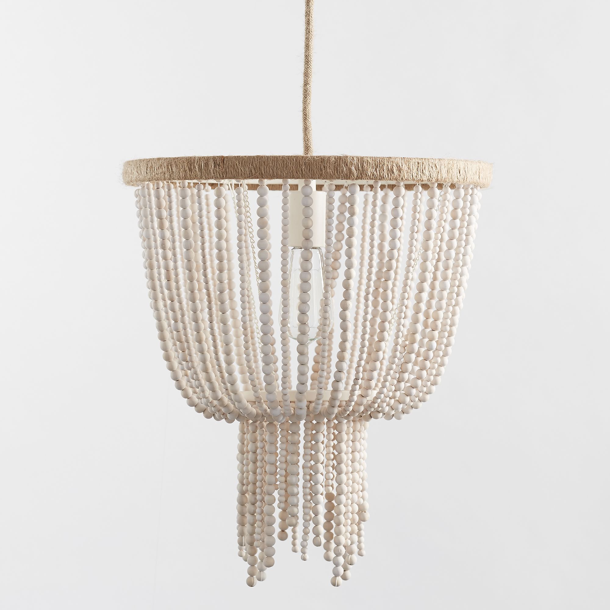 Himinuvyi Seil Modern Perlen Holz Kronleuchter-Letslighting
